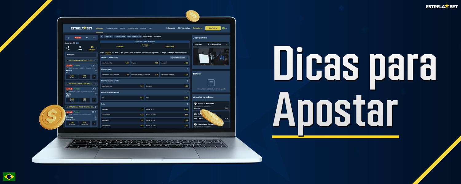 Conselhos importantes para os jogadores em relação às apostas na plataforma Estrela Bet.