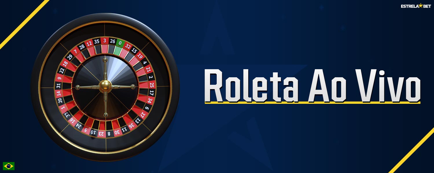 Na plataforma Estrela Bet, há roleta ao vivo disponível para jogadores do Brasil.
