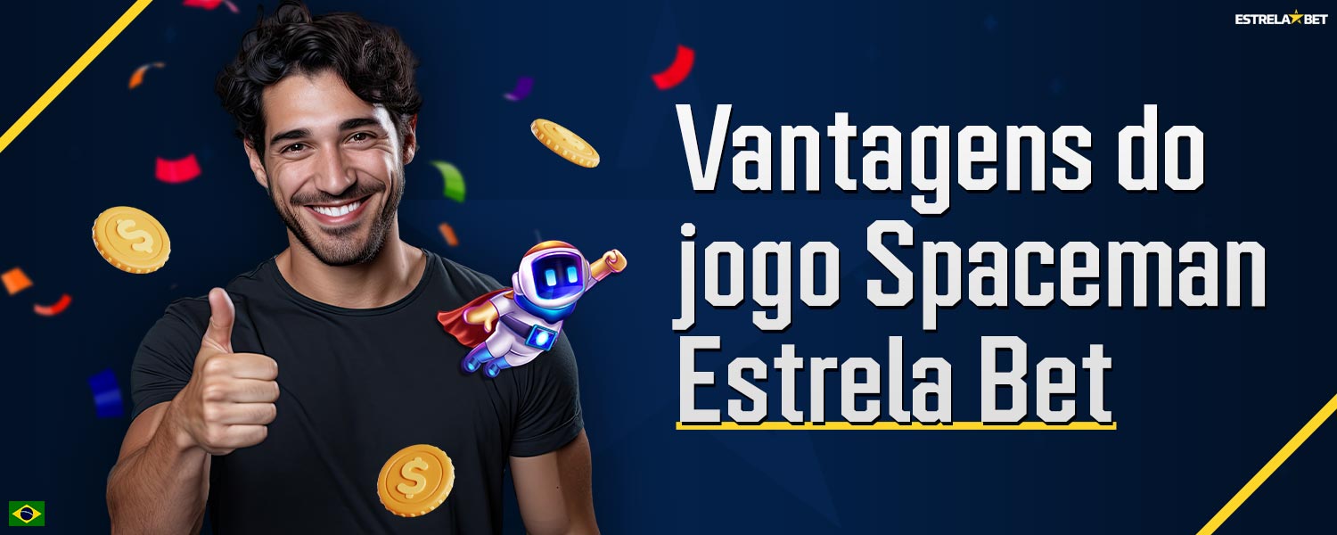 Pontos fortes do jogo Spaceman.